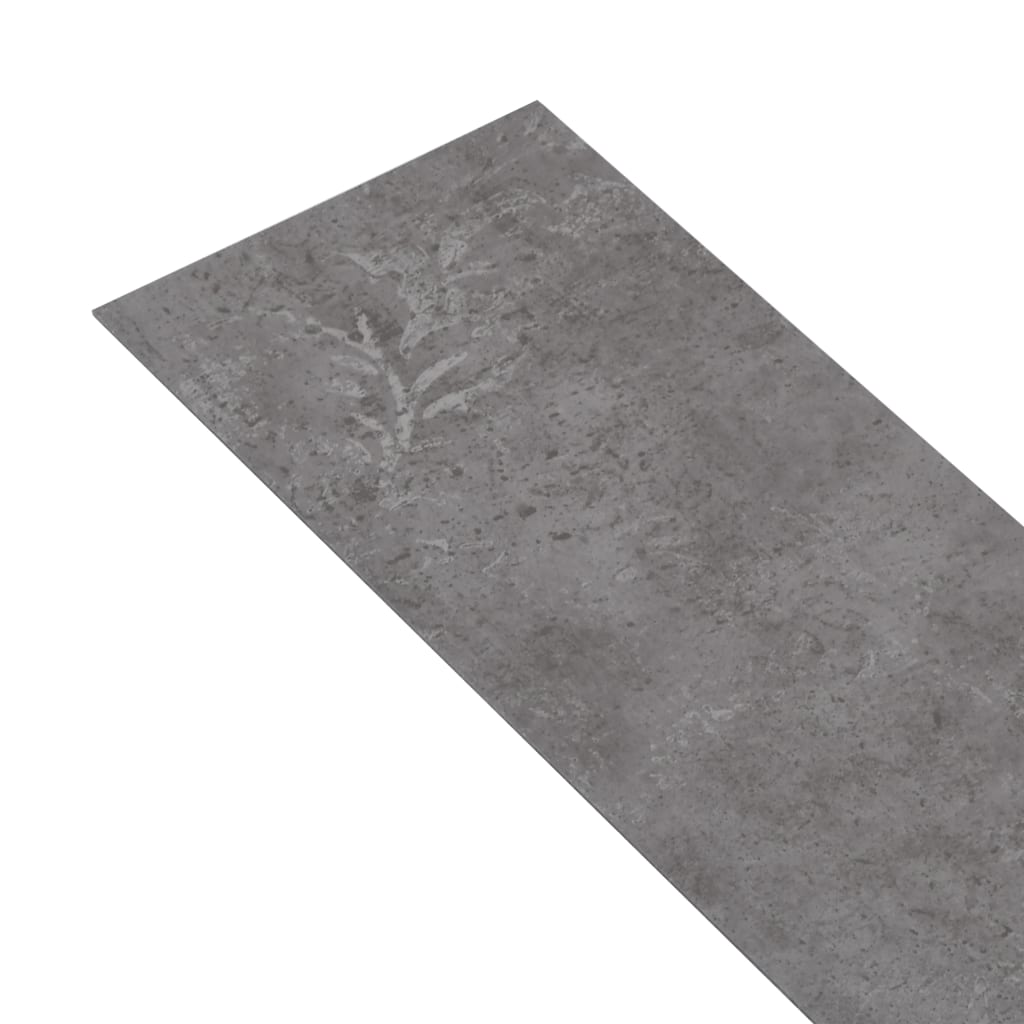 Berkfield Self-adhesive PVC Flooring Planks 5.21 m? 2 mm Concrete Grey