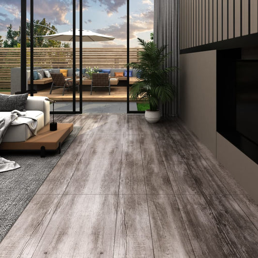 Berkfield Self-adhesive PVC Flooring Planks 5.21 m? 2 mm Matt Wood Brown