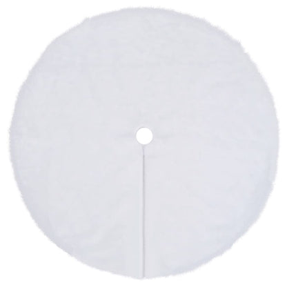 Berkfield Christmas Tree Skirt White 90 cm Faux