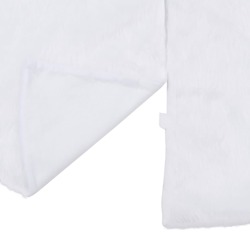 Berkfield Christmas Tree Skirt White 90 cm Faux