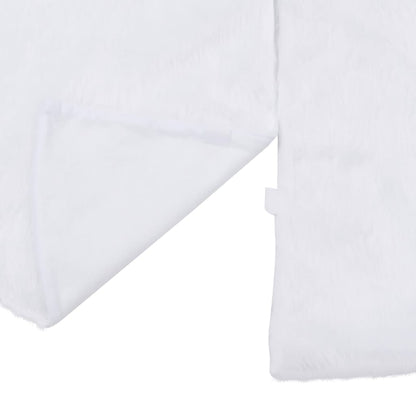 Berkfield Christmas Tree Skirt White 90 cm Faux