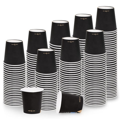 Berkfield Coffee Paper Cups 120 ml 500 pcs Black