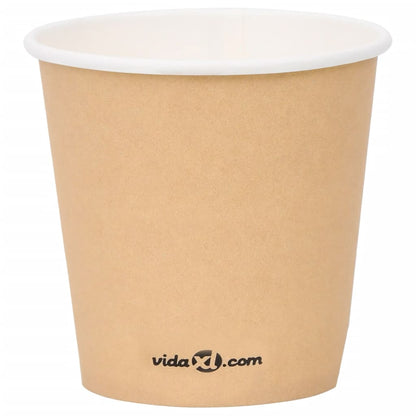 Berkfield Coffee Paper Cups 120 ml 250 pcs Brown