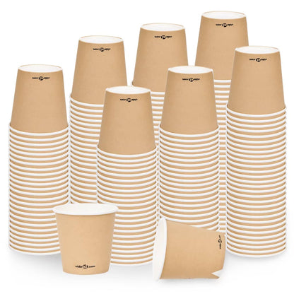 Berkfield Coffee Paper Cups 120 ml 250 pcs Brown