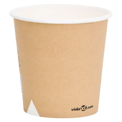Berkfield Coffee Paper Cups 120 ml 250 pcs Brown