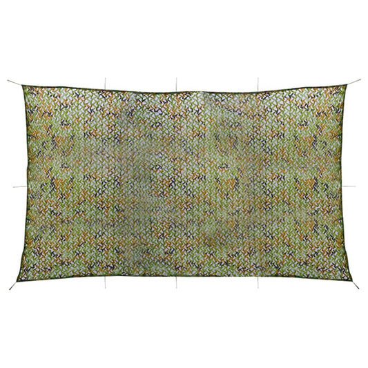 Berkfield Camouflage Net with Storage Bag 2x5 m Green