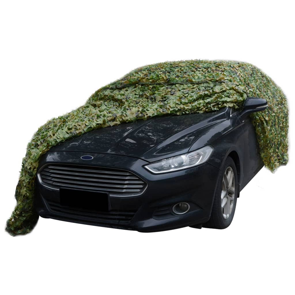 Berkfield Camouflage Net with Storage Bag 5x8 m Green