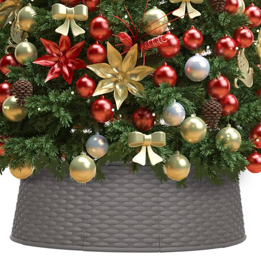 Berkfield Christmas Tree Skirt Brown �_�”�_54x19.5 cm