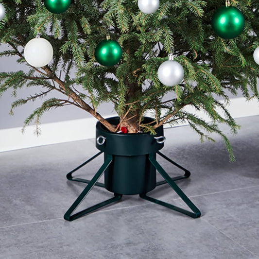 Berkfield Christmas Tree Stand Black 46x46x19 cm
