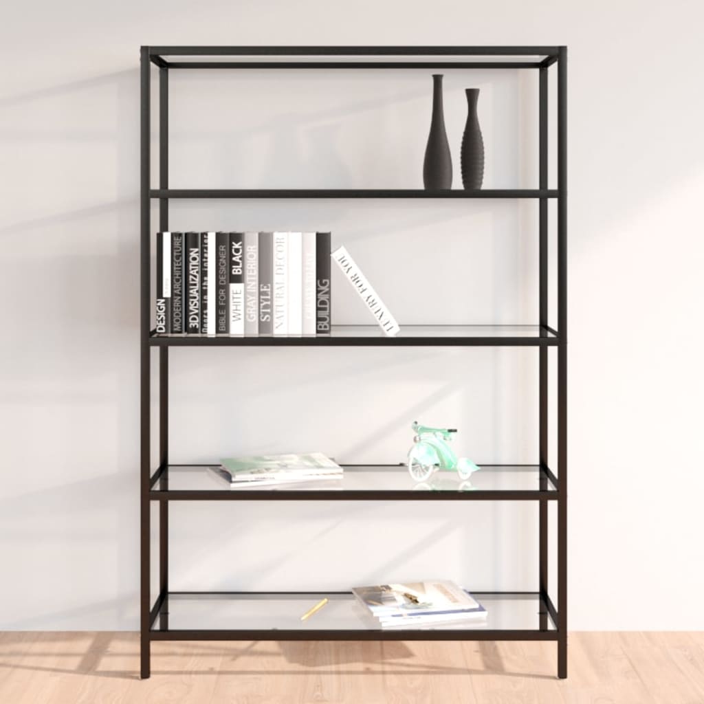 Berkfield Shelf Transparent 100x36x168 cm Tempered Glass