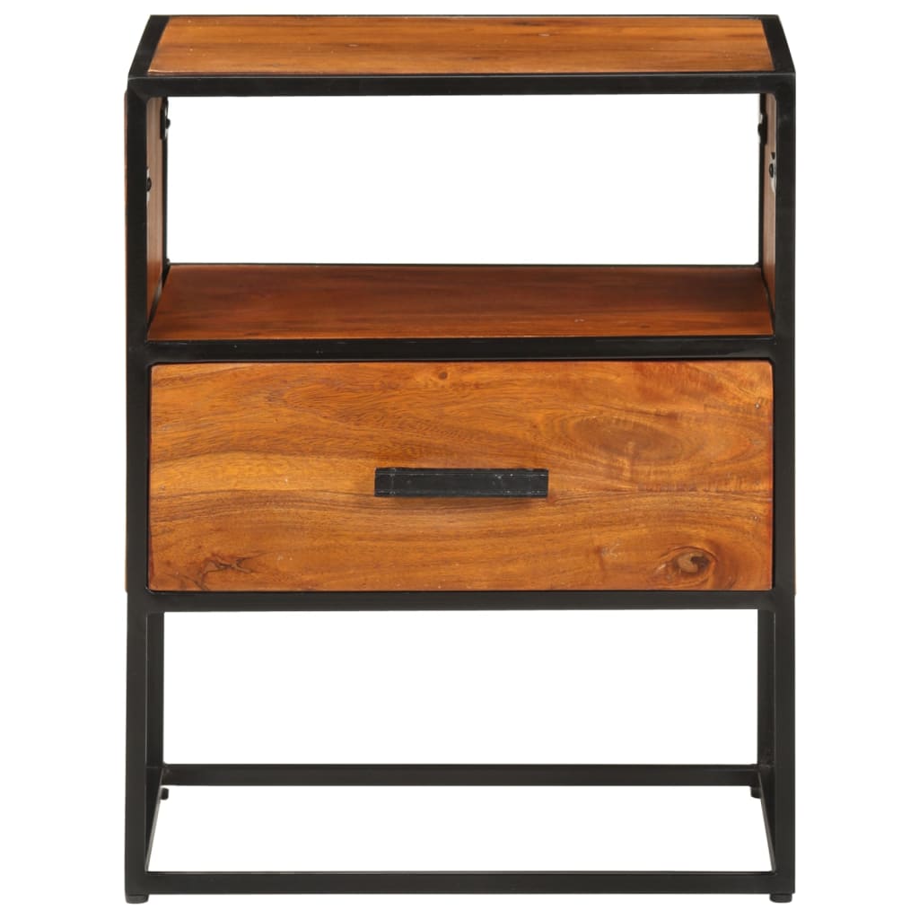 Berkfield Bed Cabinet 40x30x50 cm Solid Acacia Wood