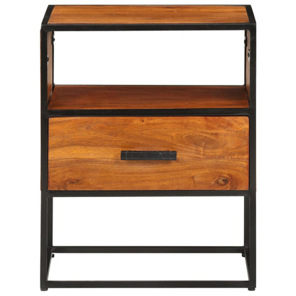 Berkfield Bed Cabinet 40x30x50 cm Solid Acacia Wood