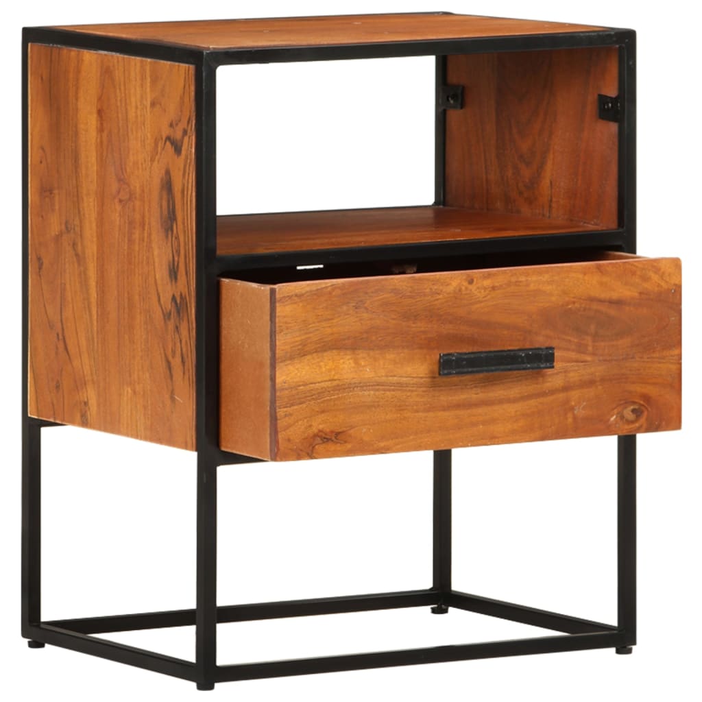 Berkfield Bed Cabinet 40x30x50 cm Solid Acacia Wood