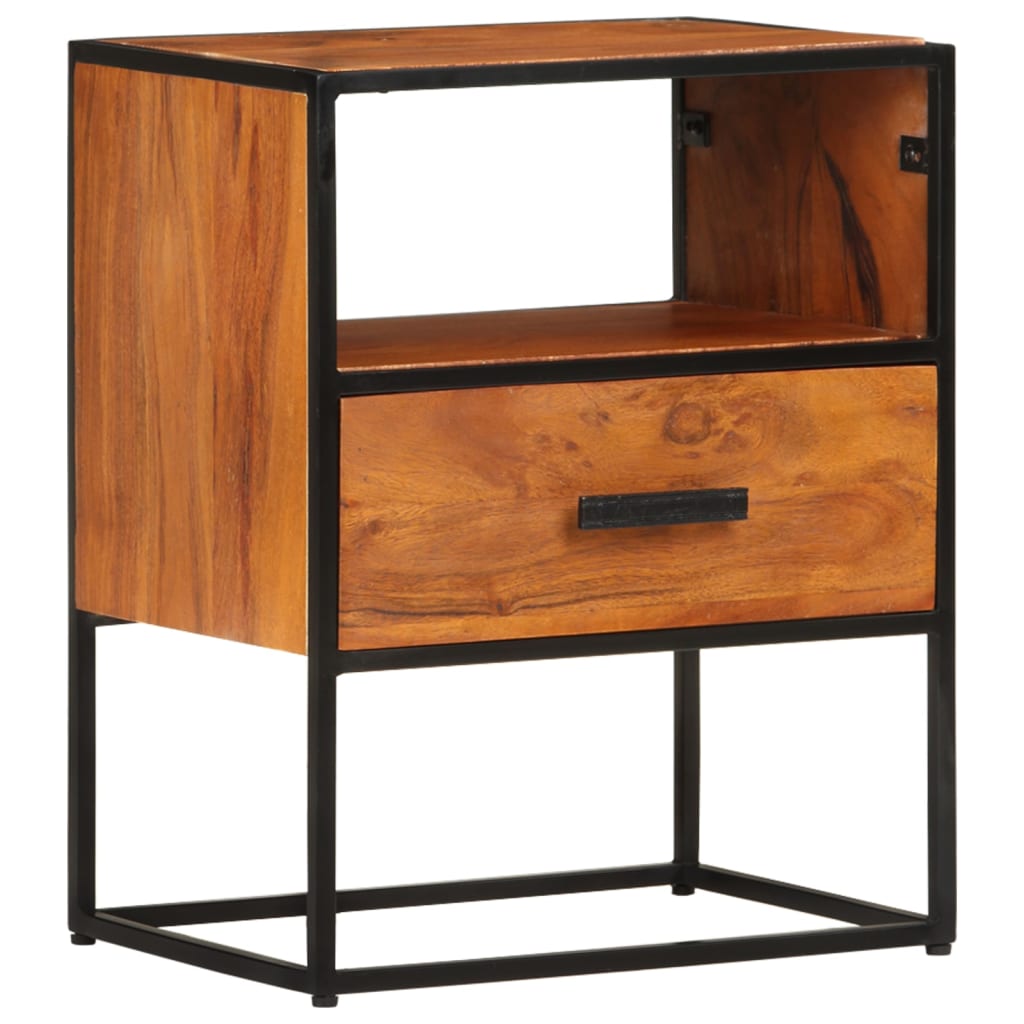 Berkfield Bed Cabinet 40x30x50 cm Solid Acacia Wood