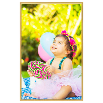 Berkfield Photo Frames Collage 5 pcs for Table Gold 13x18 cm MDF