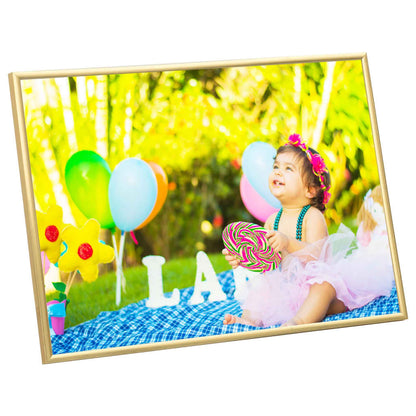 Berkfield Photo Frames Collage 3 pcs for Table Gold 18x24 cm MDF