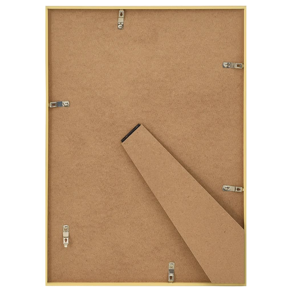 Berkfield Photo Frames Collage 3 pcs for Table Gold 18x24 cm MDF