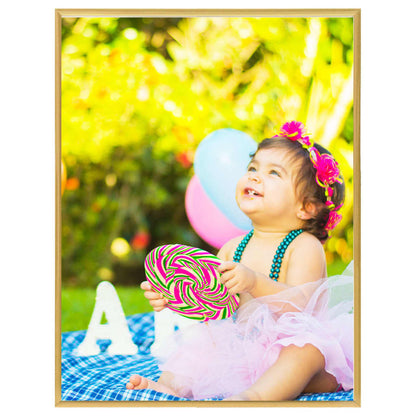 Berkfield Photo Frames Collage 5 pcs for Table Gold 20x25 cm MDF