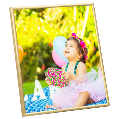 Berkfield Photo Frames Collage 5 pcs for Table Gold 20x25 cm MDF