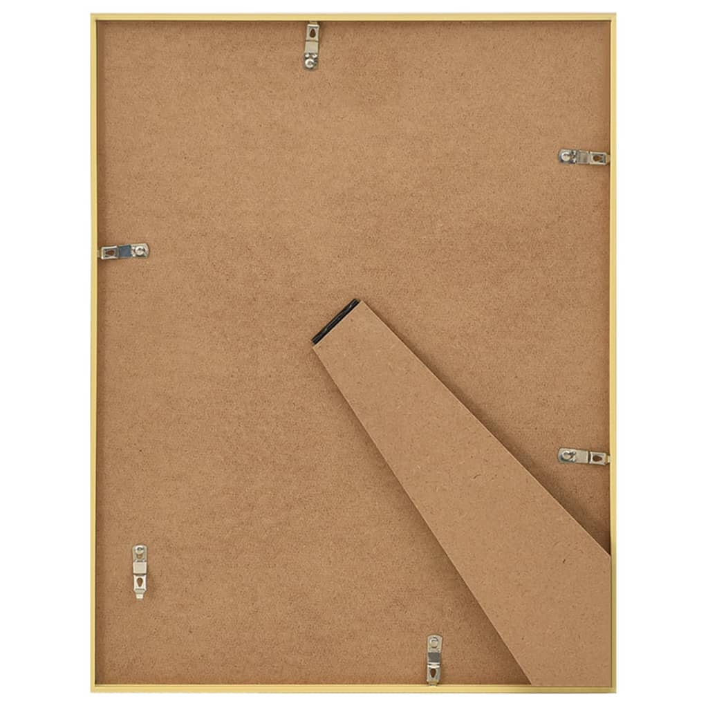 Berkfield Photo Frames Collage 5 pcs for Table Gold 20x25 cm MDF