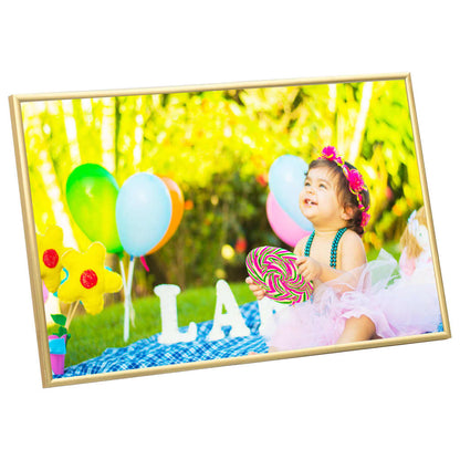 Berkfield Photo Frames Collage 3 pcs for Wall Gold 42x59.4cm MDF