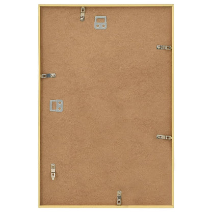 Berkfield Photo Frames Collage 3 pcs for Wall Gold 42x59.4cm MDF