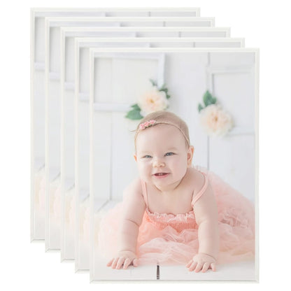 Berkfield Photo Frames Collage 5 pcs for Table Silver 15x21cm MDF