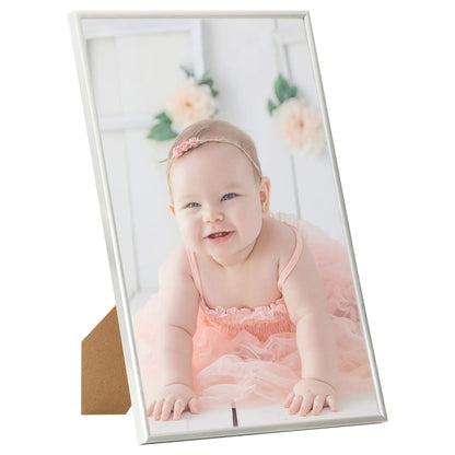 Berkfield Photo Frames Collage 5 pcs for Table Silver 15x21cm MDF