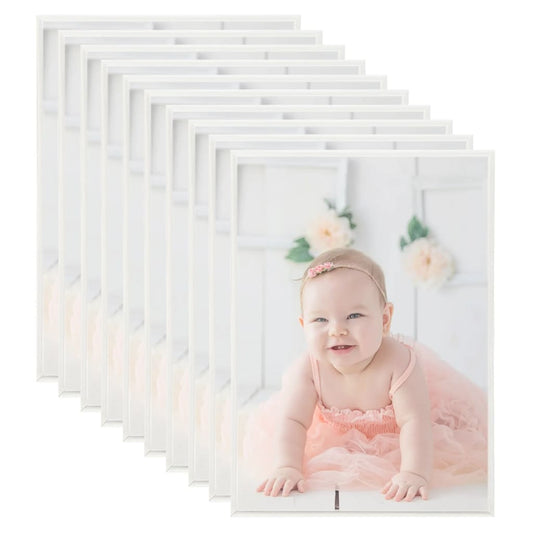 Berkfield Photo Frames Collage 10pcs for Wall or Table Silver 18x24cm MDF