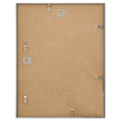 Berkfield Photo Frames Collage 3 pcs for Wall Silver 40x50cm MDF