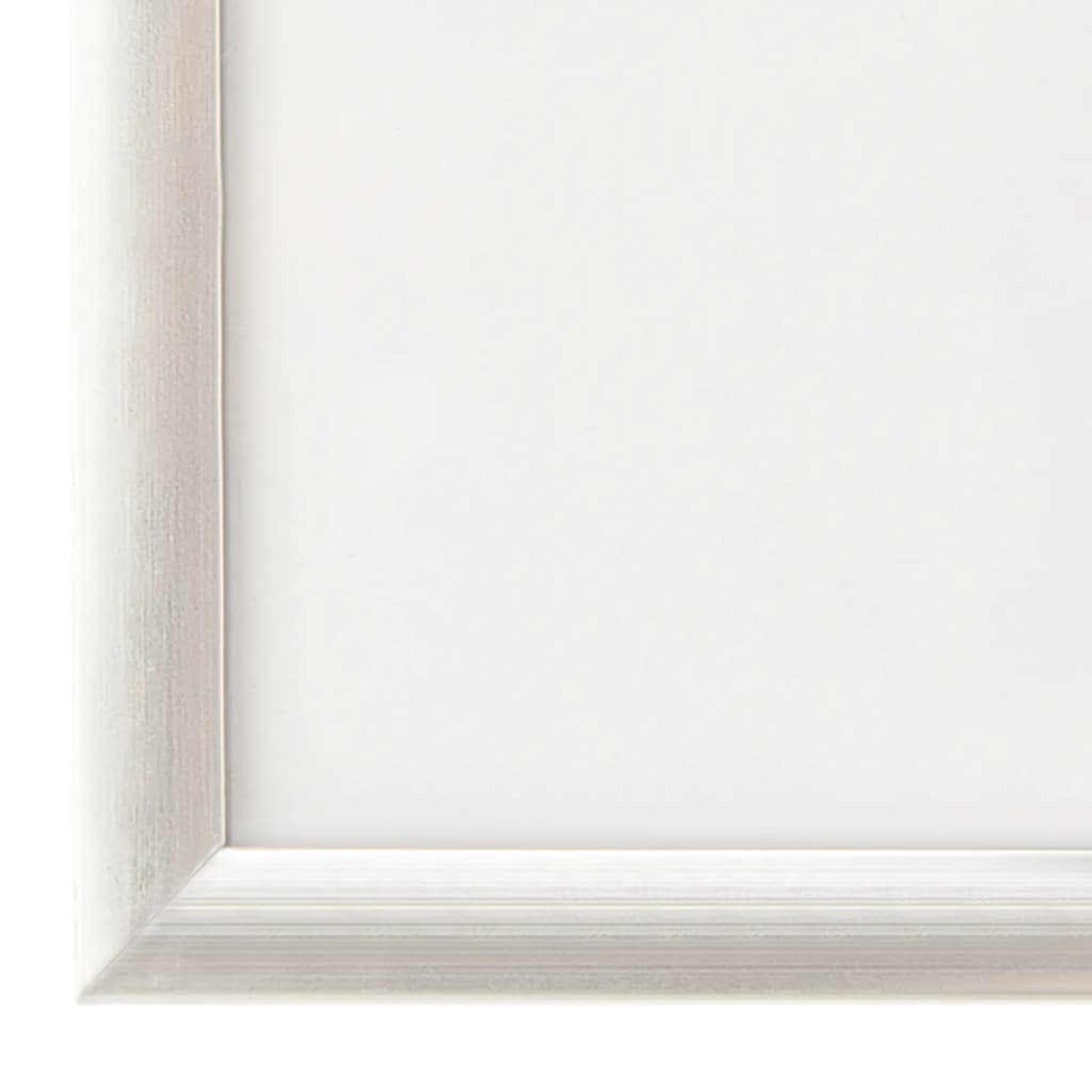 Berkfield Photo Frames Collage 3 pcs for Wall Silver 40x50cm MDF