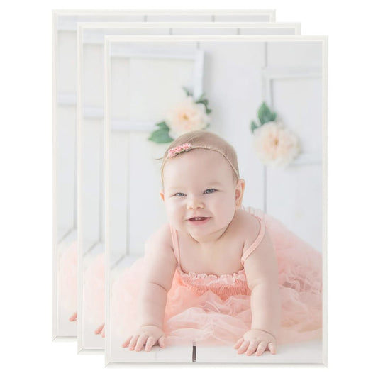 Berkfield Photo Frames Collage 3 pcs for Wall Silver 42x59.4 cm MDF