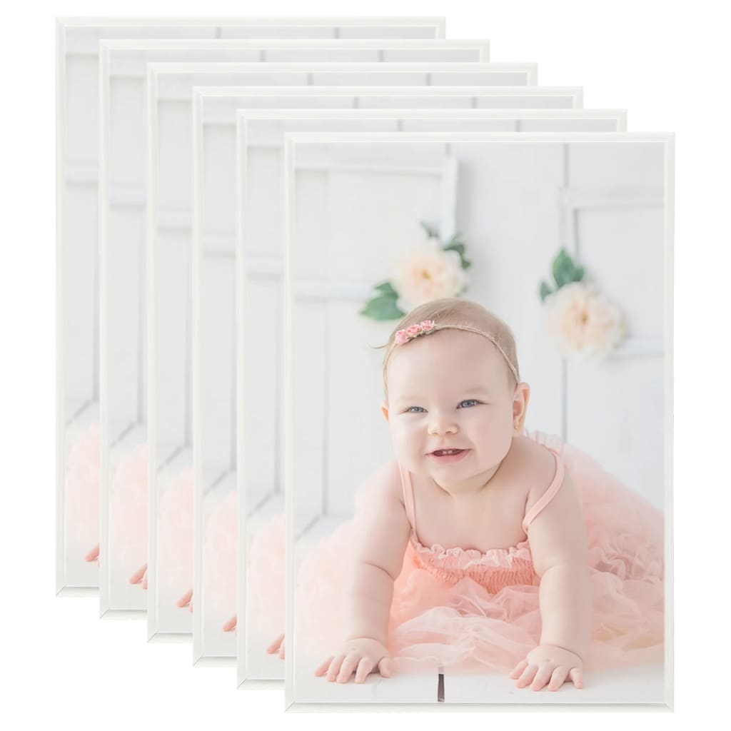 Berkfield Photo Frames Collage 5 pcs for Wall/Table Silver 42x59.4 cm MDF