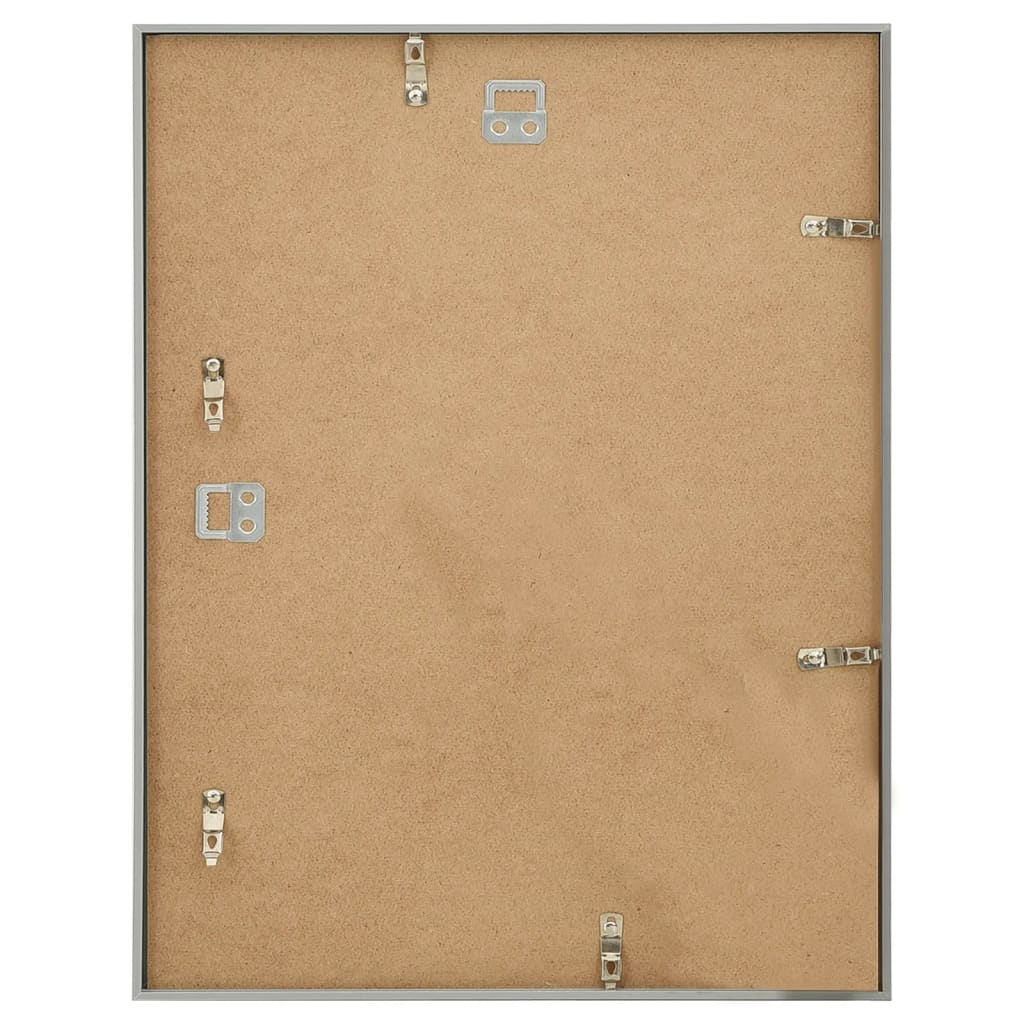 Berkfield Photo Frames Collage 5 pcs for Wall Silver 50x60cm MDF