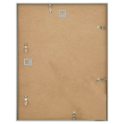 Berkfield Photo Frames Collage 5 pcs for Wall Silver 50x60cm MDF