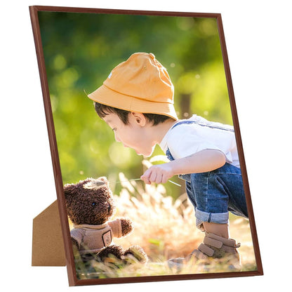 Berkfield Photo Frames Collage 5 pcs for Wall or Table Bronze 20x25cm MDF