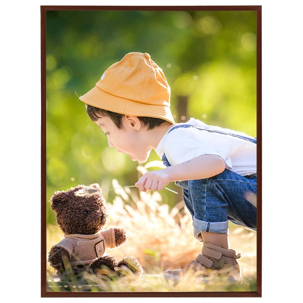 Berkfield Photo Frames Collage 5 pcs for Wall or Table Bronze 20x25cm MDF