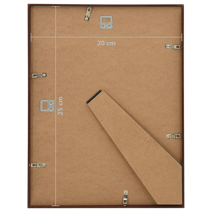 Berkfield Photo Frames Collage 5 pcs for Wall or Table Bronze 20x25cm MDF