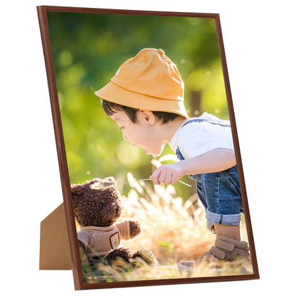 Berkfield Photo Frames Collage 5 pcs for Wall or Table Bronze 40x50cm MDF