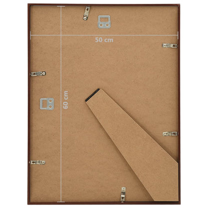 Berkfield Photo Frames Collage 5 pcs for Wall or Table Bronze 50x60cm MDF
