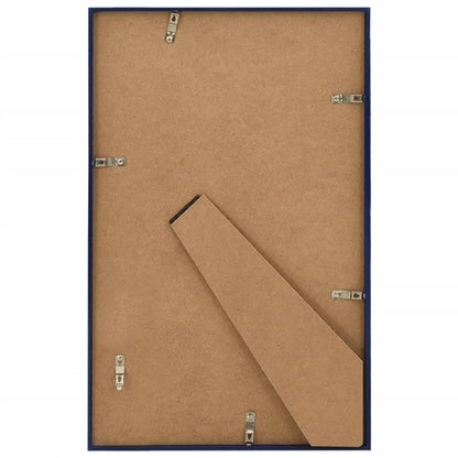 Berkfield Photo Frames Collage 3 pcs for Table Blue 10x15 cm MDF