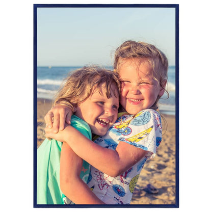 Berkfield Photo Frames Collage 3 pcs for Table Blue 15x21cm MDF