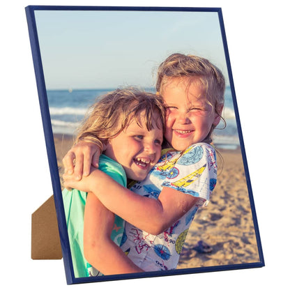 Berkfield Photo Frames Collage 5 pcs for Wall or Table Blue 50x50 cm MDF