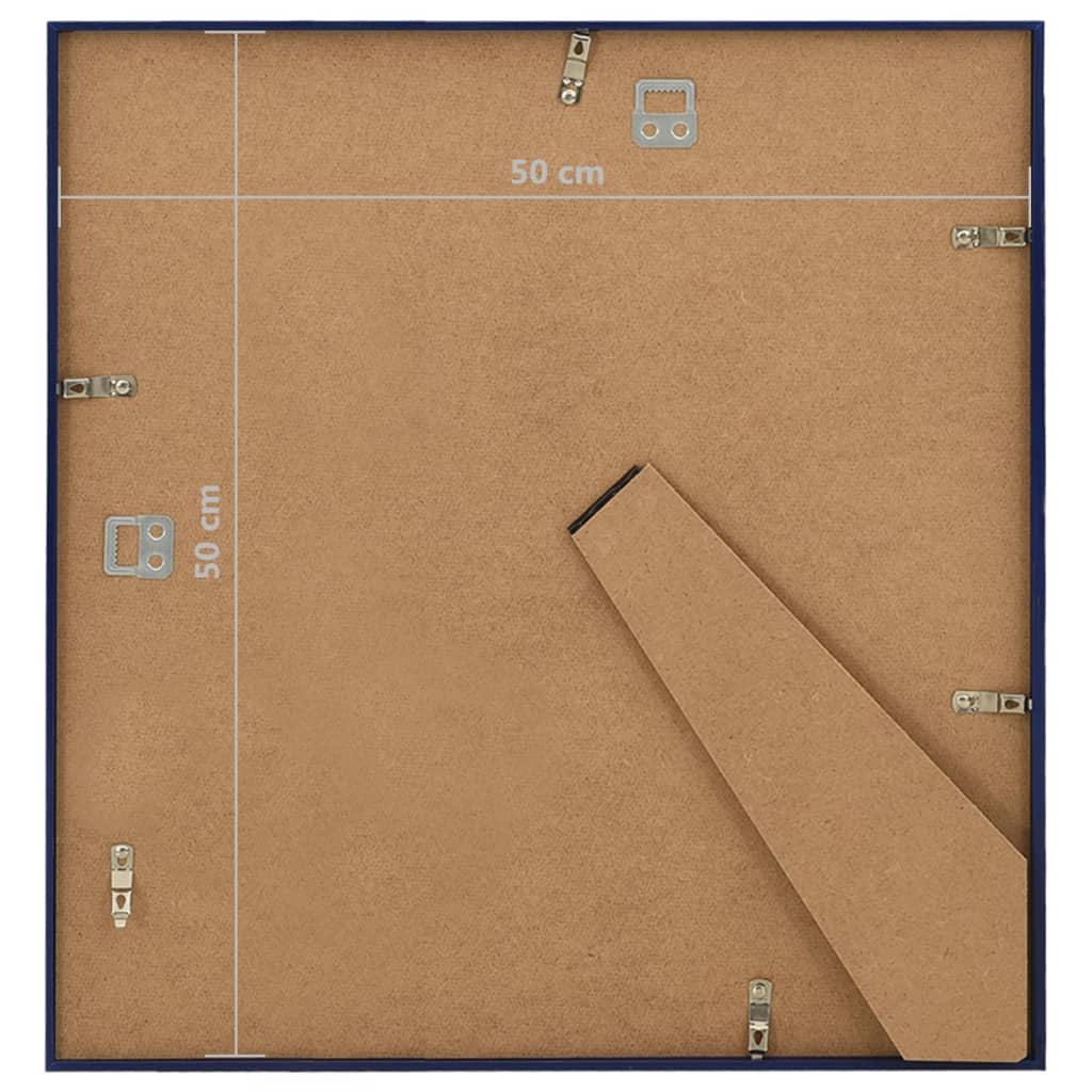 Berkfield Photo Frames Collage 5 pcs for Wall or Table Blue 50x50 cm MDF