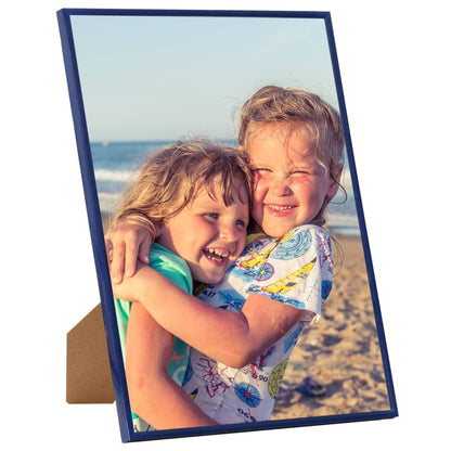 Berkfield Photo Frames Collage 5 pcs for Wall or Table Blue 50x60 cm MDF