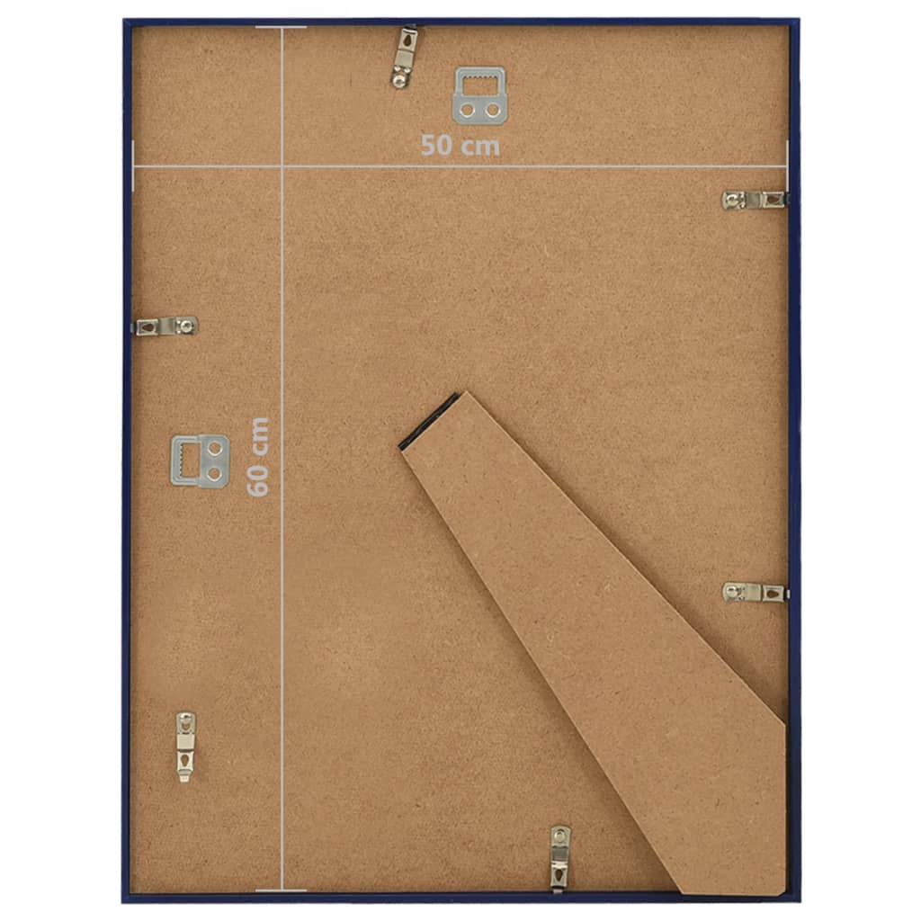 Berkfield Photo Frames Collage 5 pcs for Wall or Table Blue 50x60 cm MDF