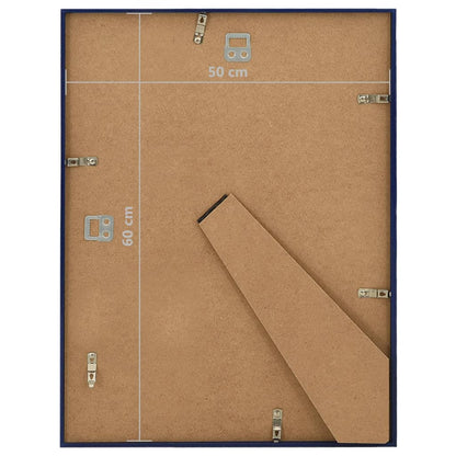 Berkfield Photo Frames Collage 5 pcs for Wall or Table Blue 50x60 cm MDF