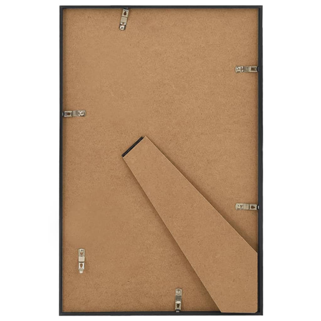 Berkfield Photo Frames Collage 5pcs for Table Black 21x29.7cm MDF