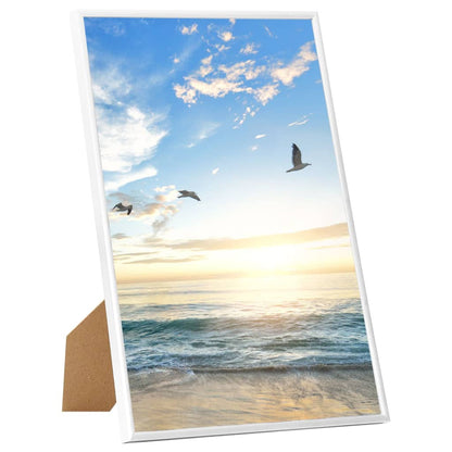 Berkfield Photo Frames Collage 5pcs for Table White 21x29.7cm MDF