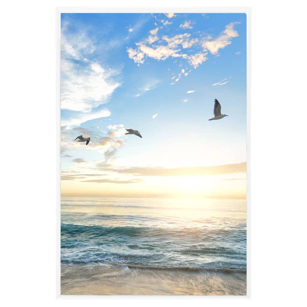 Berkfield Photo Frames Collage 5 pcs for Table White 28x35 cm MDF